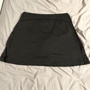 Black Athletic Mini Skort